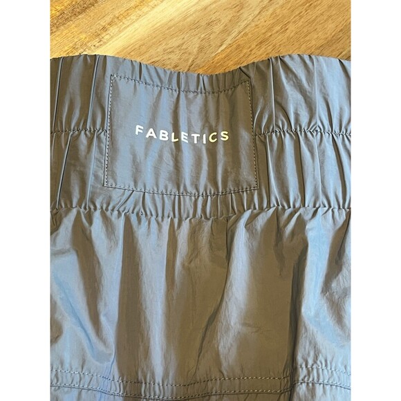 Fabletics Womens Pants Size 4XL Ultra High Waisted Piped Nylon Jogger Gray Nylon - Picture 5 of 7